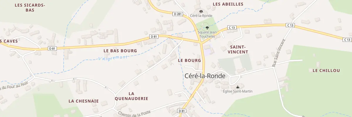 Plan du 4A Rue Saint Jacques à Céré-la-Ronde