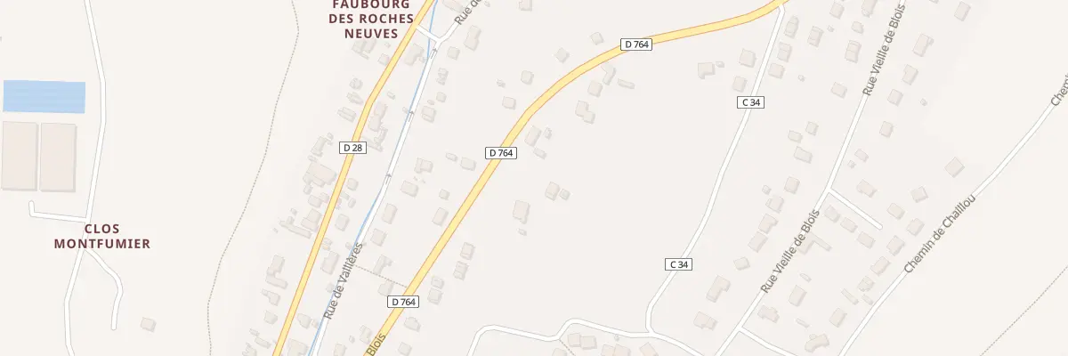 Plan du 100 Rue de Blois à Montrichard Val de Cher