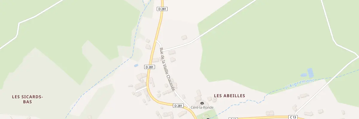 Plan du 7 Rue de la Vieille Chaussée à Céré-la-Ronde