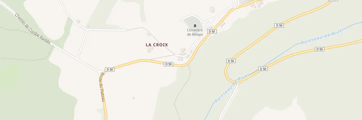 Plan du 5024 La Croix à Bélaye