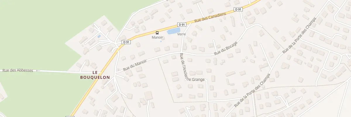 Plan du 89 Rue du Manoir à Boos