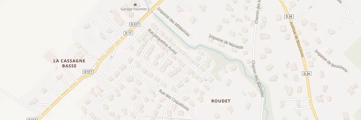 Plan du 12 Rue Jacqueline Auriol à Lévignac