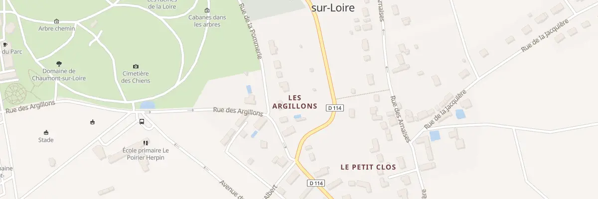 Plan du 6 Rue de la Pommerie à Chaumont-sur-Loire