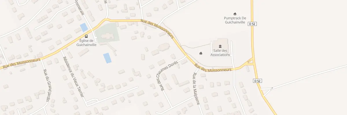 Plan du 2 Rue des Chaumes Dorés à Guichainville