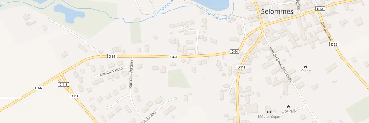 Plan du 12 Rue de Bel Air à Selommes