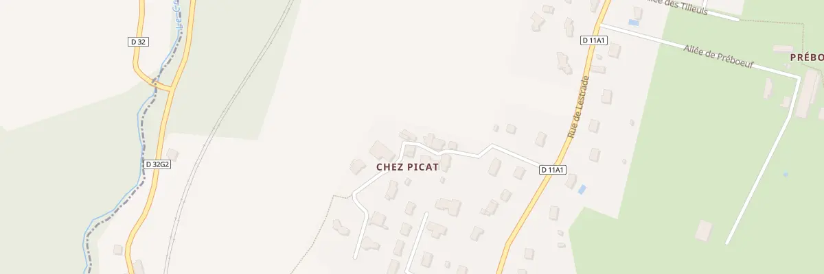 Plan du 14 Rue de Chez Picat à Bosmie-l’Aiguille