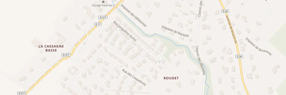 Plan du 14 Rue Jacqueline Auriol à Lévignac