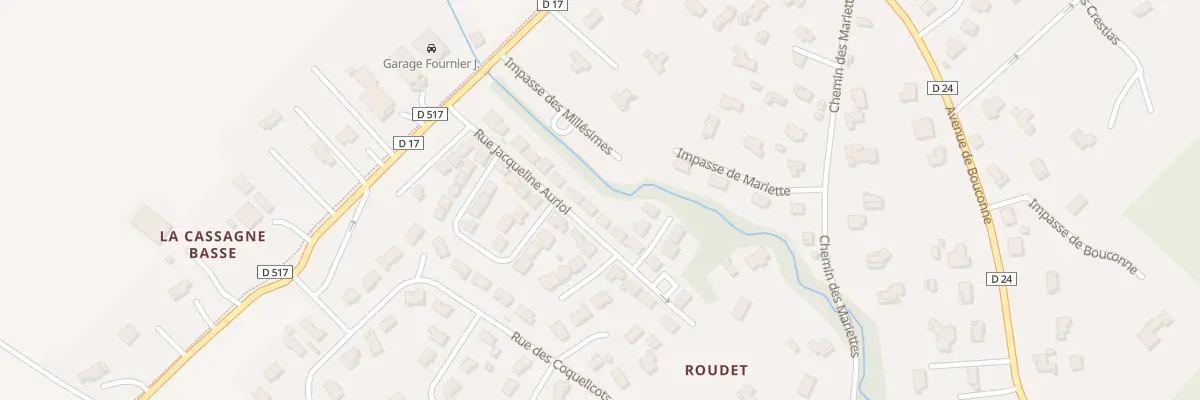 Plan du 13 Rue Jacqueline Auriol à Lévignac