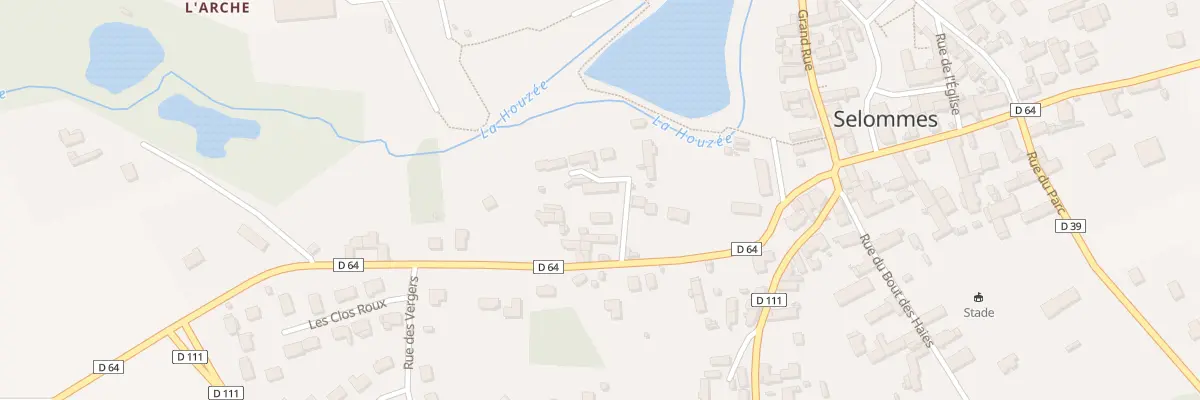 Plan du 6 Imp des Derrieres à Selommes