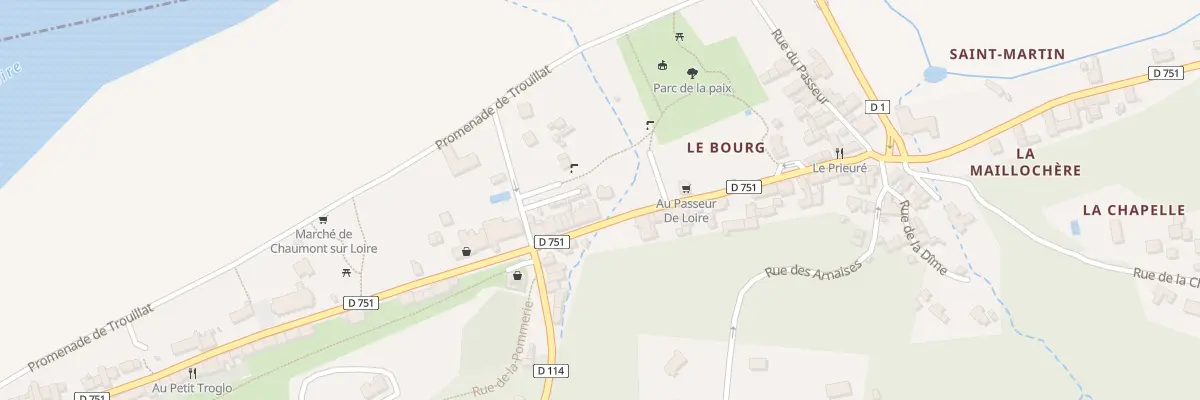 Plan du 18 Rue du Mal Leclerc à Chaumont-sur-Loire