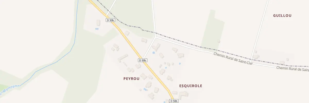 Plan du 110 Cr de St Clar à Cambernard