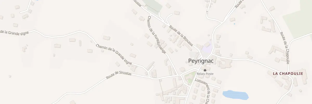 Plan du 3 Che de la Fontdomenge à Peyrignac
