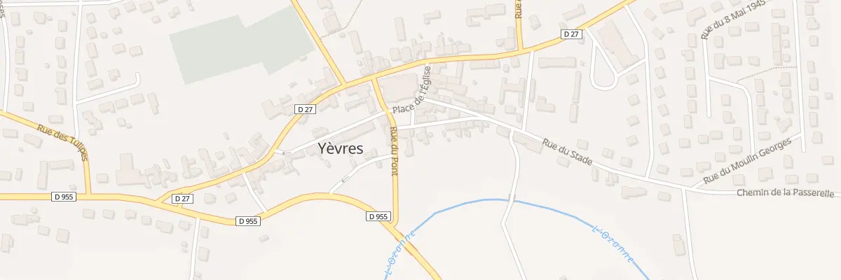 Plan du 15 Pl de l’Eglise à Yèvres