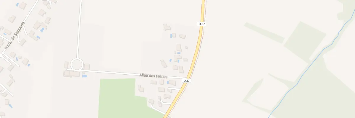 Plan du 14B Rte de Saint-lys à Fontenilles