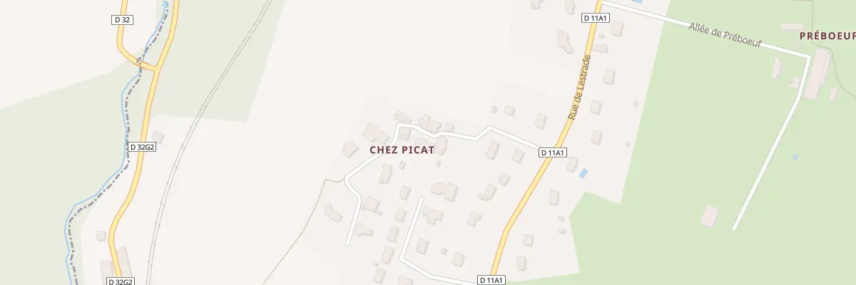 Plan du 7 Rue de Chez Picat à Bosmie-l’Aiguille