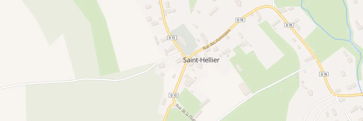 Plan du 25 Rue de la Ruette A Cailloux à Saint-Hellier