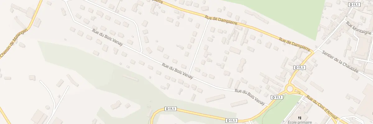 Plan du 16 Rue du Bois Venay à Saint-Lubin-des-Joncherets