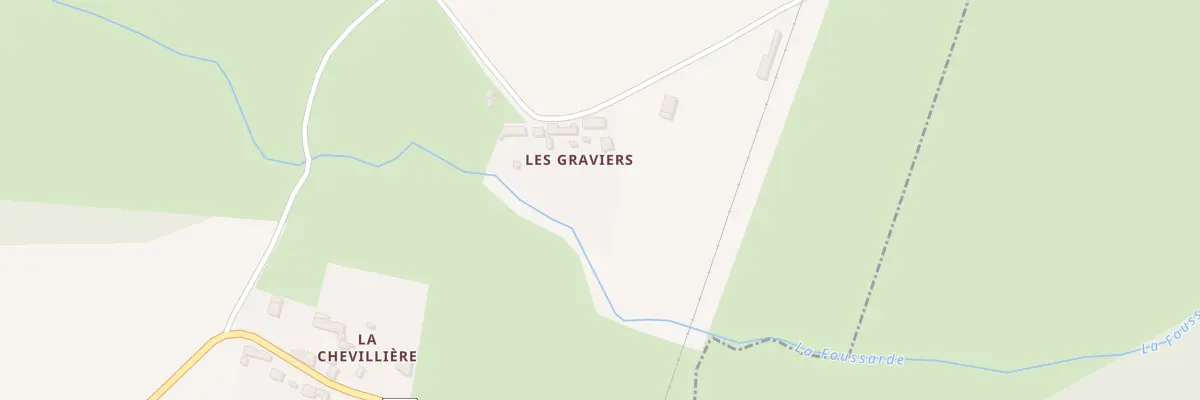 Plan du 13 Les Graviers à Mottereau