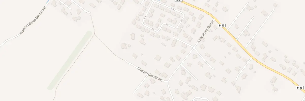Plan du 206 Che de Bartas à Saint-Lys