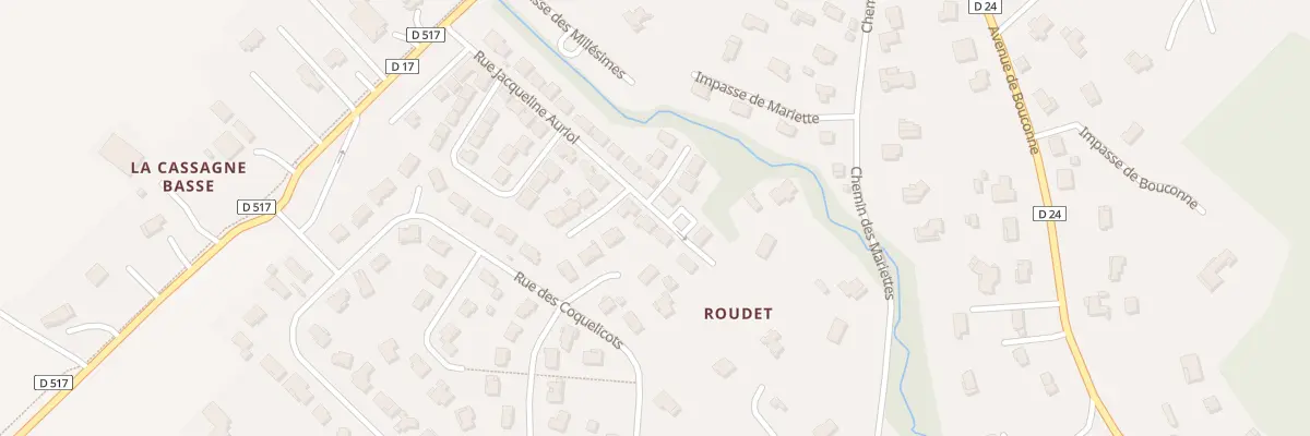 Plan du 18 Rue Jacqueline Auriol à Lévignac