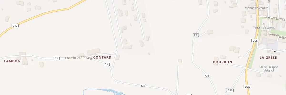 Plan du 5422 Contard à Mas-Grenier