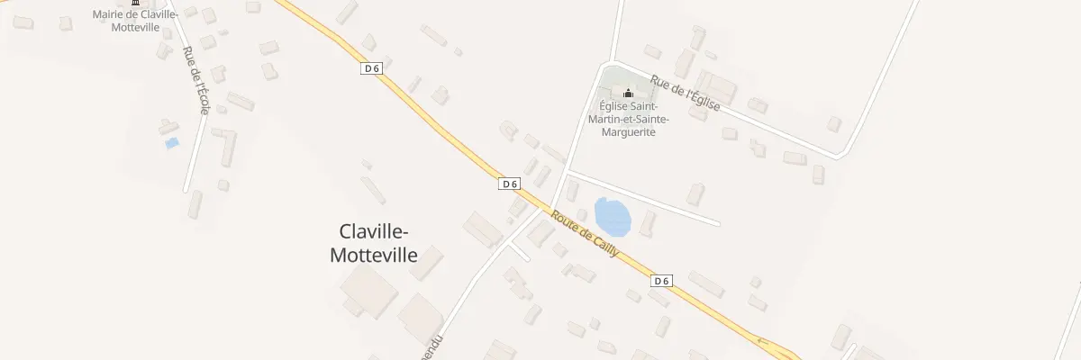 Plan du 19 Rue de l’Eglise à Claville-Motteville
