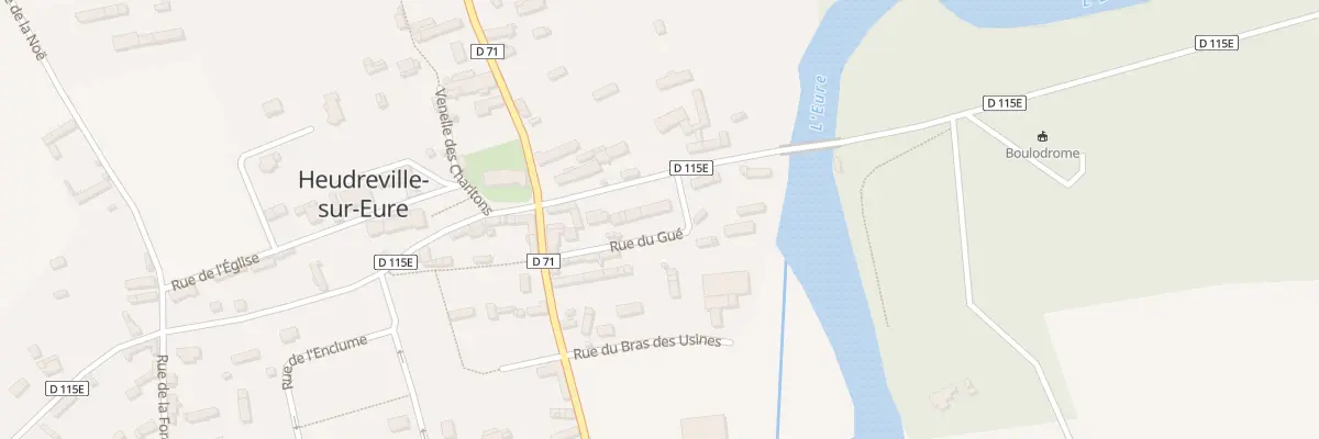 Plan du 5 Rue du Gué à Heudreville-sur-Eure