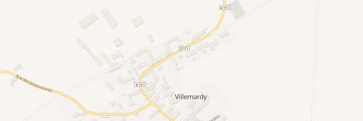 Plan du 23 Rue de l’Abbaye à Villemardy