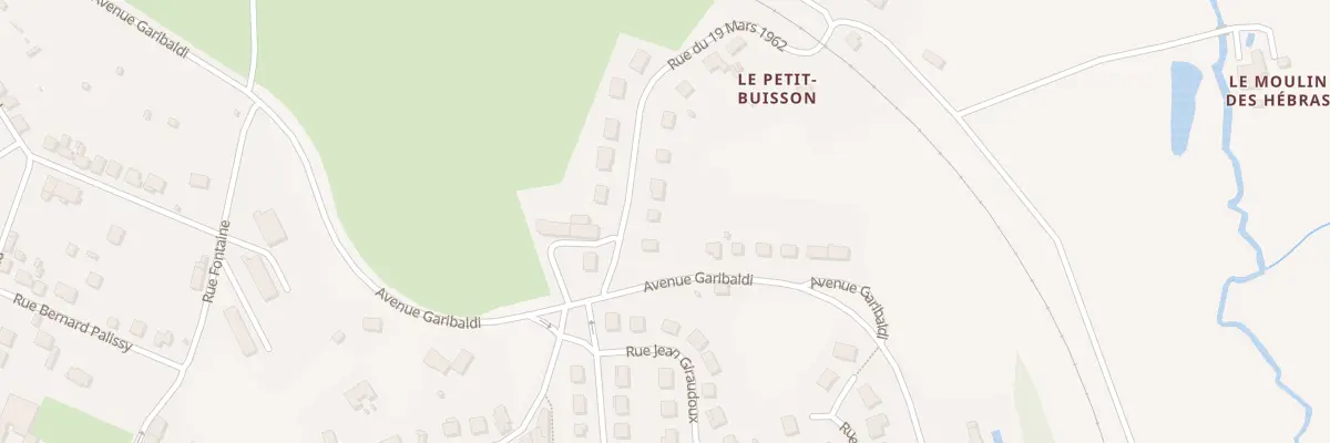 Plan du 2 Rue du Dix Neuf Mars 1962 à Nexon