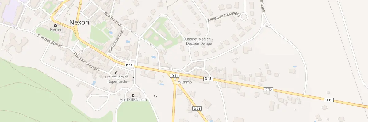 Plan du 22 Rue René Cassin à Nexon