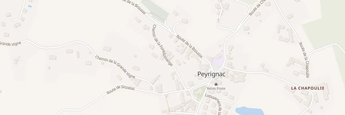 Plan du 4 Che de la Fontdomenge à Peyrignac