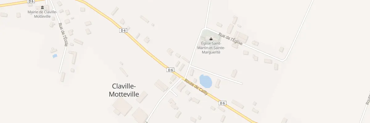 Plan du 5016 Le Village à Claville-Motteville