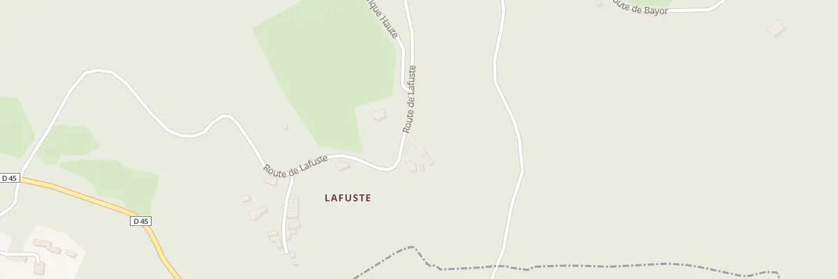 Plan du 397 Rte de Lafuste à Marminiac