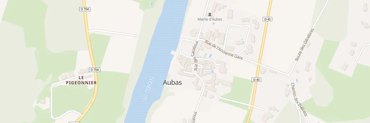 Plan du 95 Pl du Platane à Aubas