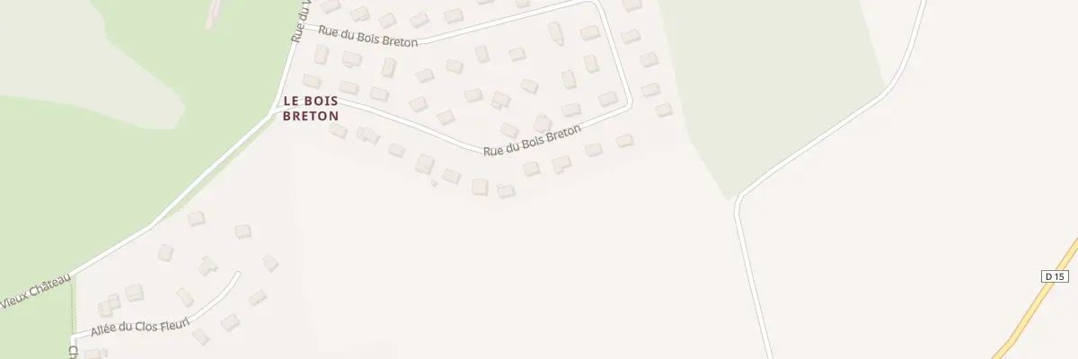 Plan du 214 Rue du Bois Breton à Roncherolles-sur-le-Vivier
