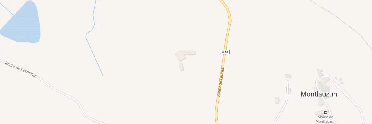 Plan du 5021 Couty à Montlauzun