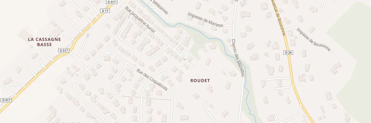 Plan du 22 Rue Jacqueline Auriol à Lévignac