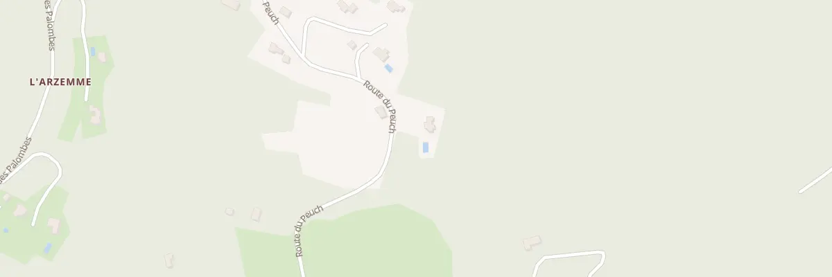 Plan du 1008 Rte du Peuch à Aubas