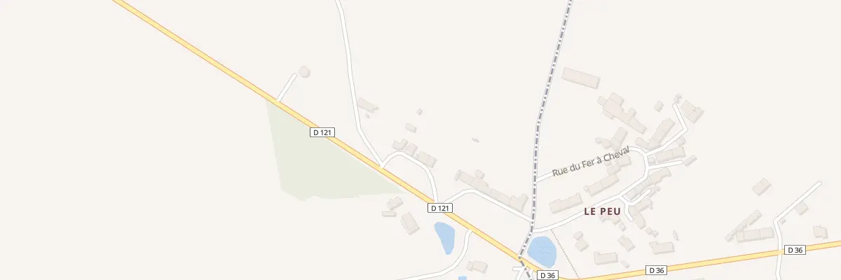 Plan du 8 Le Peu de Tilly à Coulonges-les-Hérolles