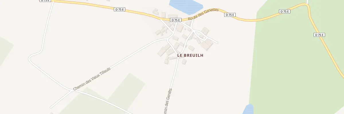 Plan du 83 Le Breuilh à Savignac-Lédrier