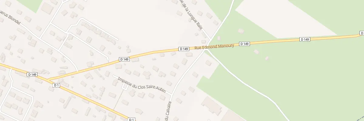 Plan du 44 Rue du Calvaire à Saint-Aubin-le-Cauf