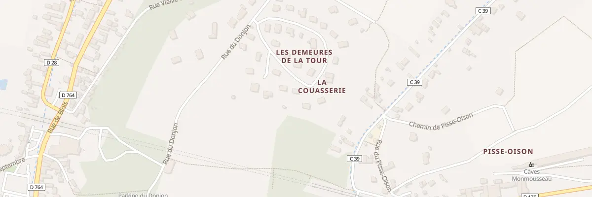 Plan du 16 Rue des Demeures de la Tour à Montrichard Val de Cher