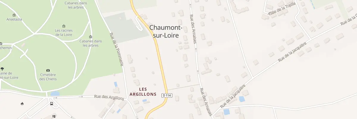 Plan du 28 Rue des Arnaises à Chaumont-sur-Loire