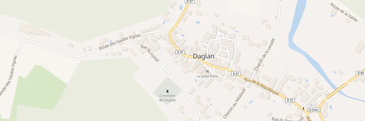 Plan du 3 Imp des Cordonniers à Daglan