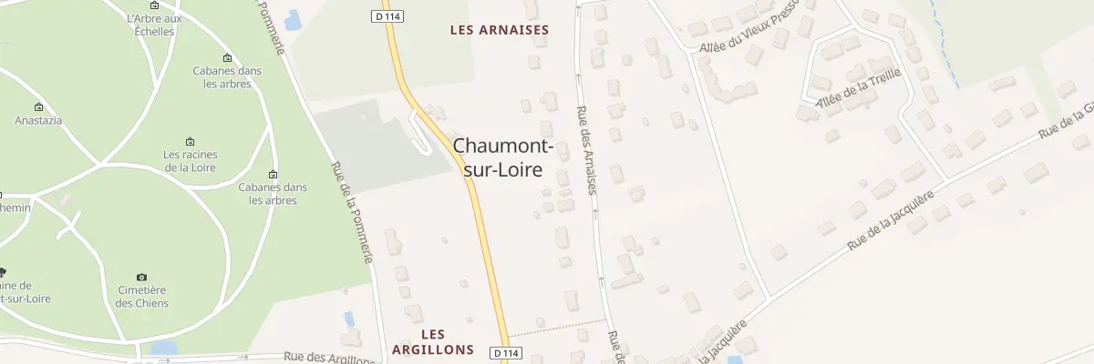 Plan du 22 Rue des Arnaises à Chaumont-sur-Loire