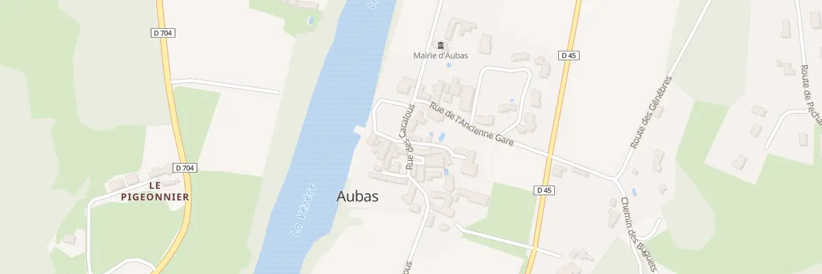 Plan du 55 Pl du Platane à Aubas
