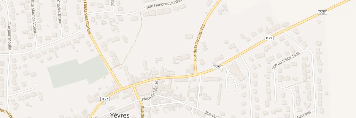 Plan du 73 Rue Emile Delavallée à Yèvres