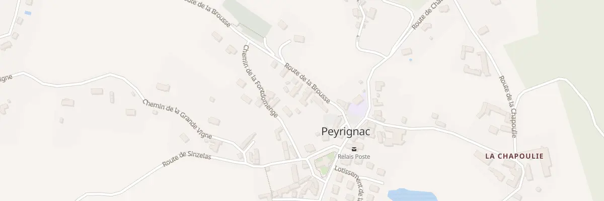Plan du 7 Rte de la Brousse à Peyrignac
