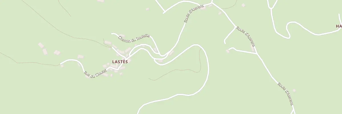 Plan du 43 Sarrat et Azerens à Erp