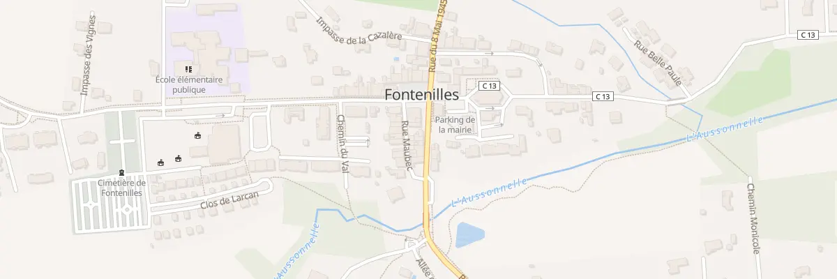 Plan du 10 Rue du 11 Novembre 1918 à Fontenilles